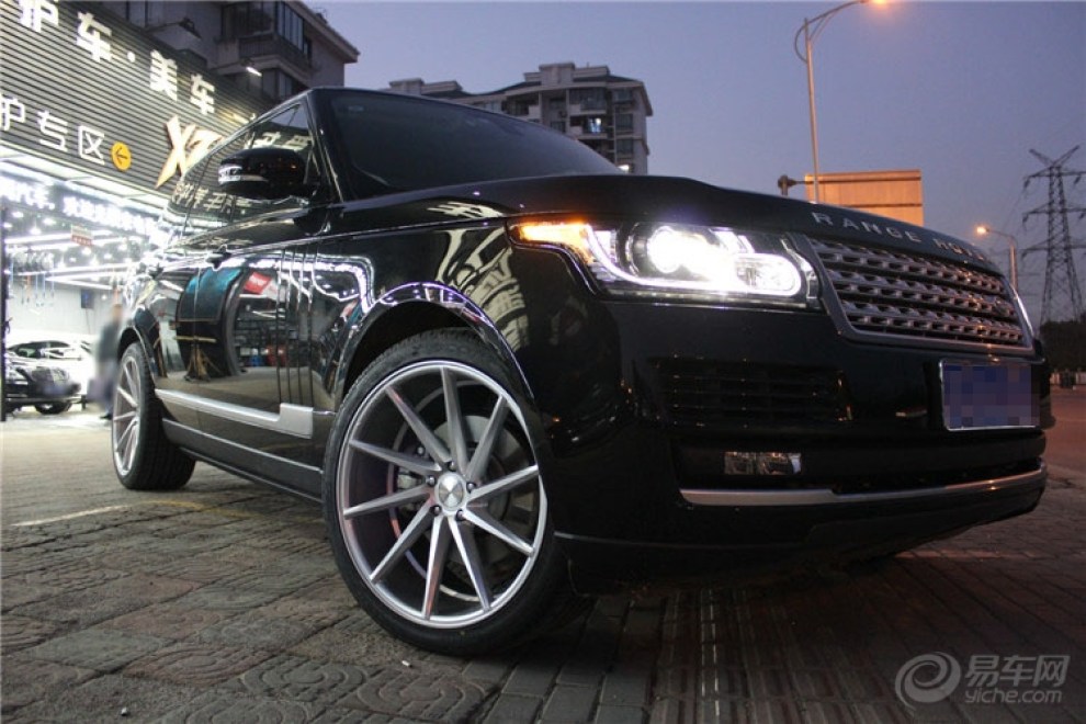 【路虎揽胜改装22寸美国VOSSEN CVT轮毂,全