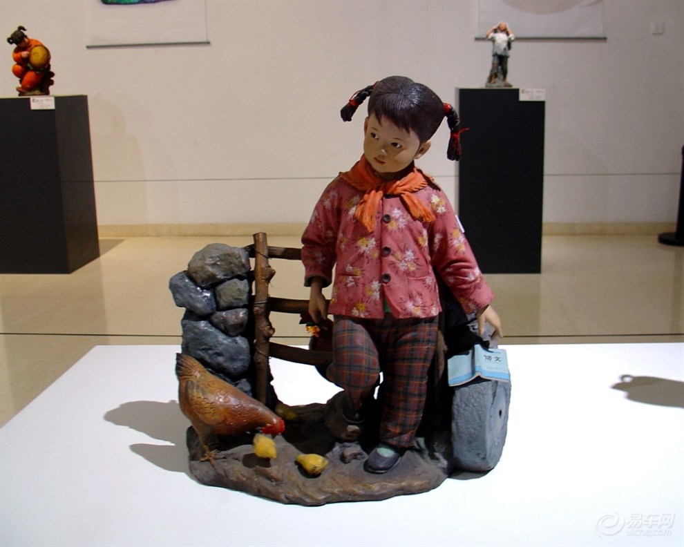 天津泥人张彩塑作品欣赏