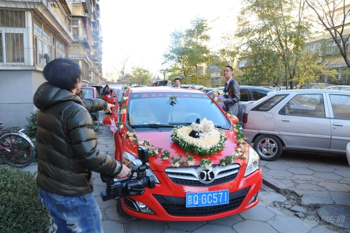【京E道北京地方车友会成员B2哥结婚车队照片