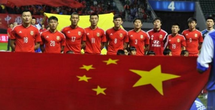 【【足球盛宴】中国vs约旦 冰城之战 赛后球员