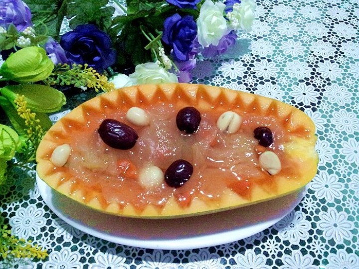 【【食尚玩家第二季】银耳木瓜盅 (水果)】_美