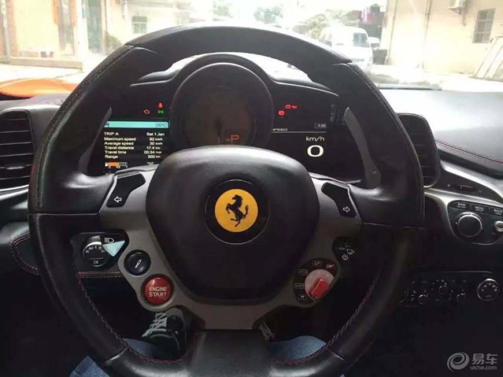 【2012年法拉利F458,红色黑内饰,中东版】_易