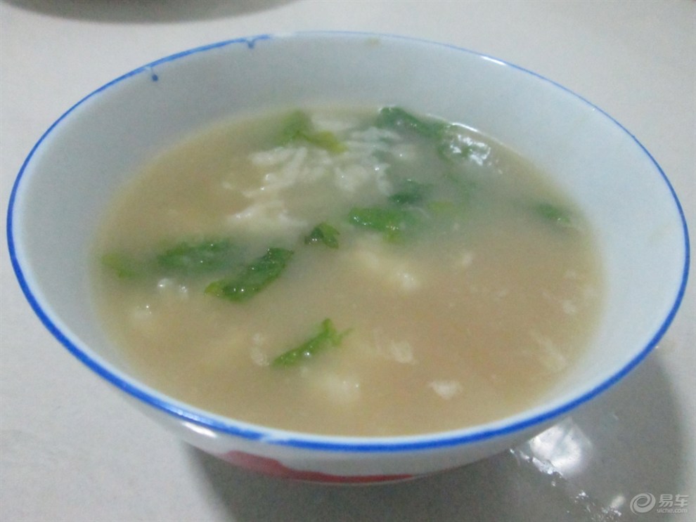 【【新春美食季】芹菜叶面疙瘩汤】_美食之旅