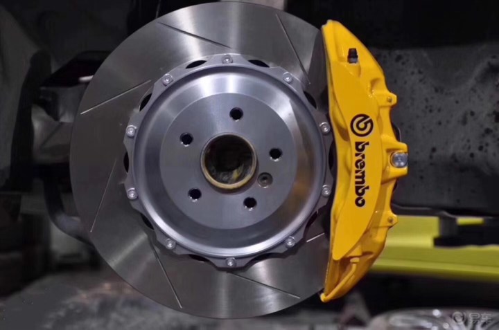 意大利brembo cts-v6刹车卡钳套装 大众尚酷