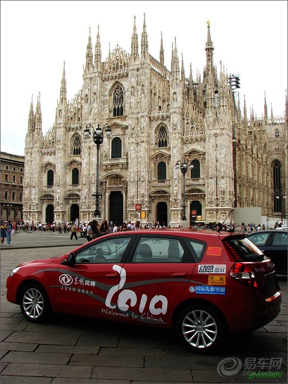 【把车从上海开到米兰大教堂广场去】_自驾游