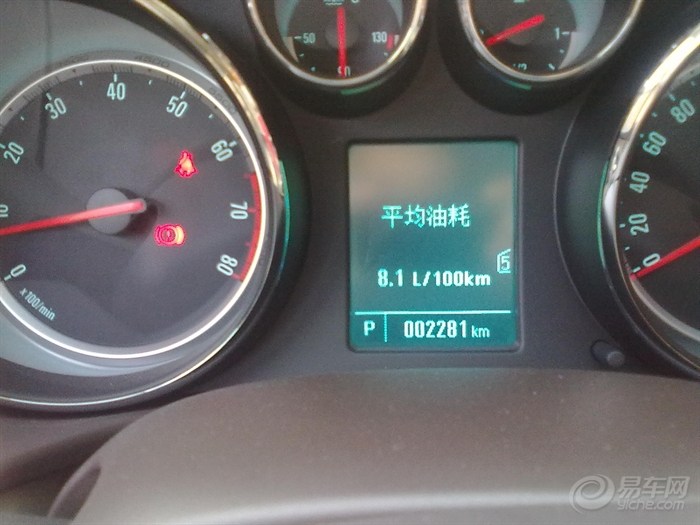 【我的君威1.6T历史最低油耗】_新君威图片集