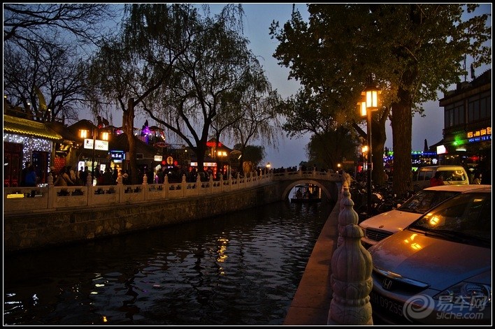 北京后海夜景