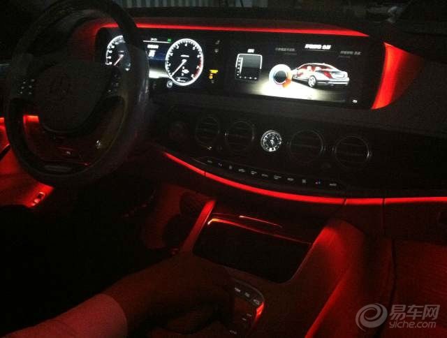 【新款奔驰S级氛围灯,太有档次了!】_奔驰S级