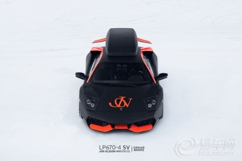 兰博基尼 雪橇式 车顶行李架特别版lp670 4 s高清图片