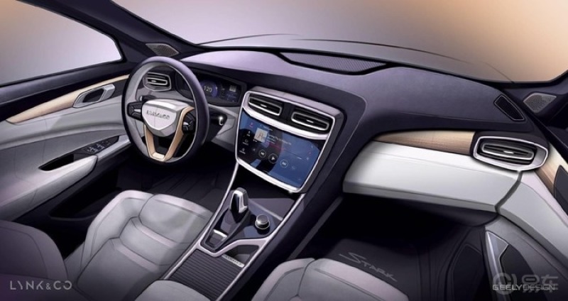 领克01准量产车内饰图赏