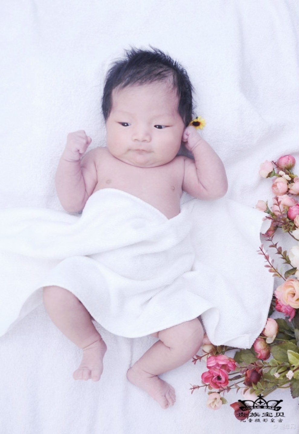 【宝贝快乐秀】小天使的百天照