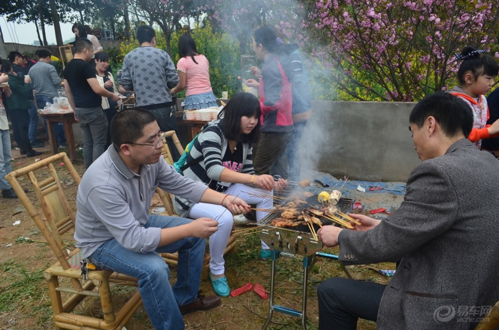 【成都新赛欧车友会】14年3月白塔湖烧烤及最美乡间路巡游活动