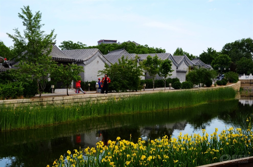 家门口的景色---玉河