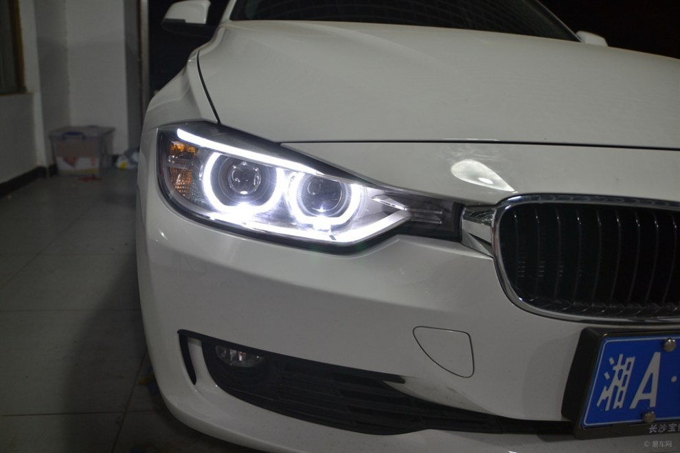长沙宝马3系升级高配天使眼外观作业