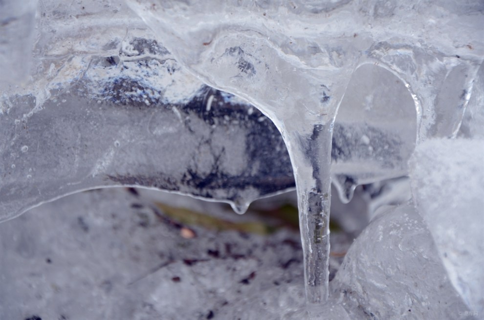 冰清玉洁之冰爆--宁强汉水源踏雪