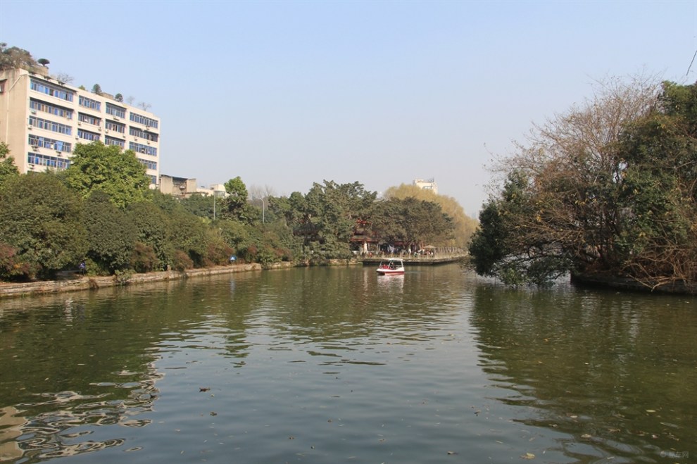 冬日豔陽天小遊南充市北湖公園