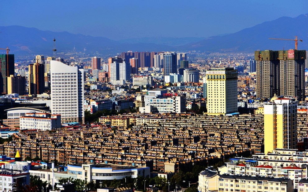 大美玉溪~~城区一角!