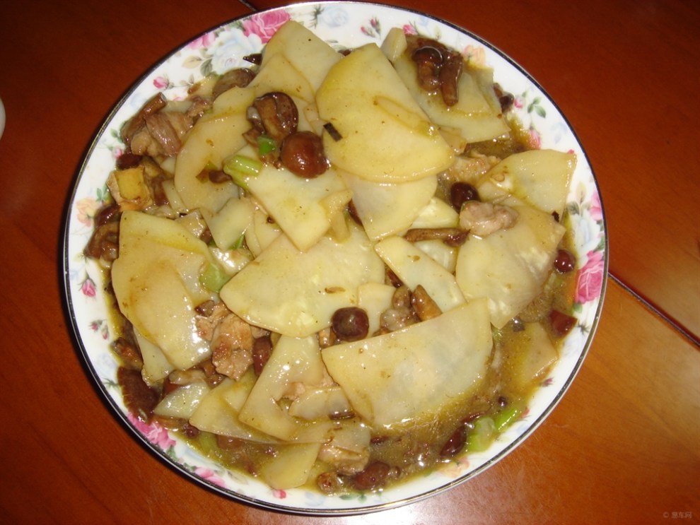 滑子蘑炒土豆片