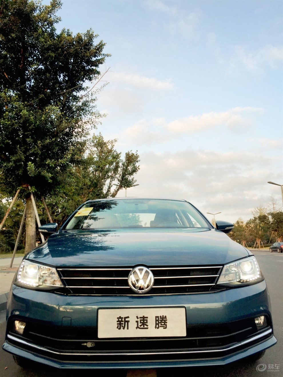 迟到的作业,孔雀蓝230tsi全新速腾,有你很满意