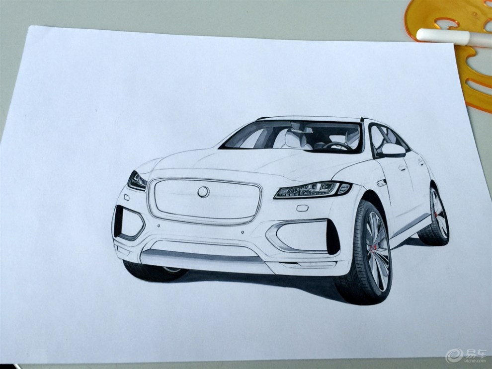 【【我画车展亮相新车】捷豹suv f-pace】_画汽车社区图片集锦_汽车
