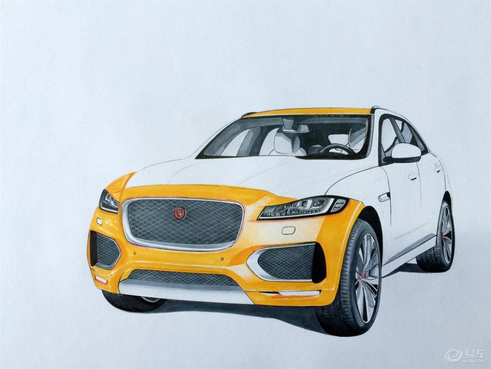 【我画车展亮相新车】捷豹suv f-pace