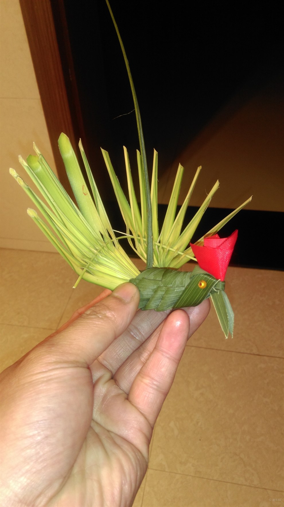 [原创申精]草编艺术之孔雀.