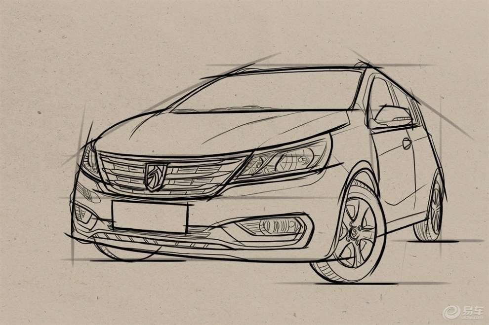 310纯手绘全过程】_宝骏310社区图片集锦_汽车论坛-易车网