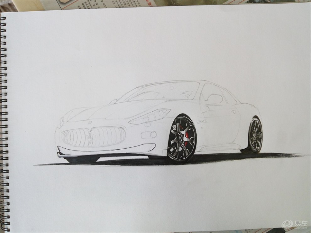 【我爱画汽车】玛莎拉蒂gt