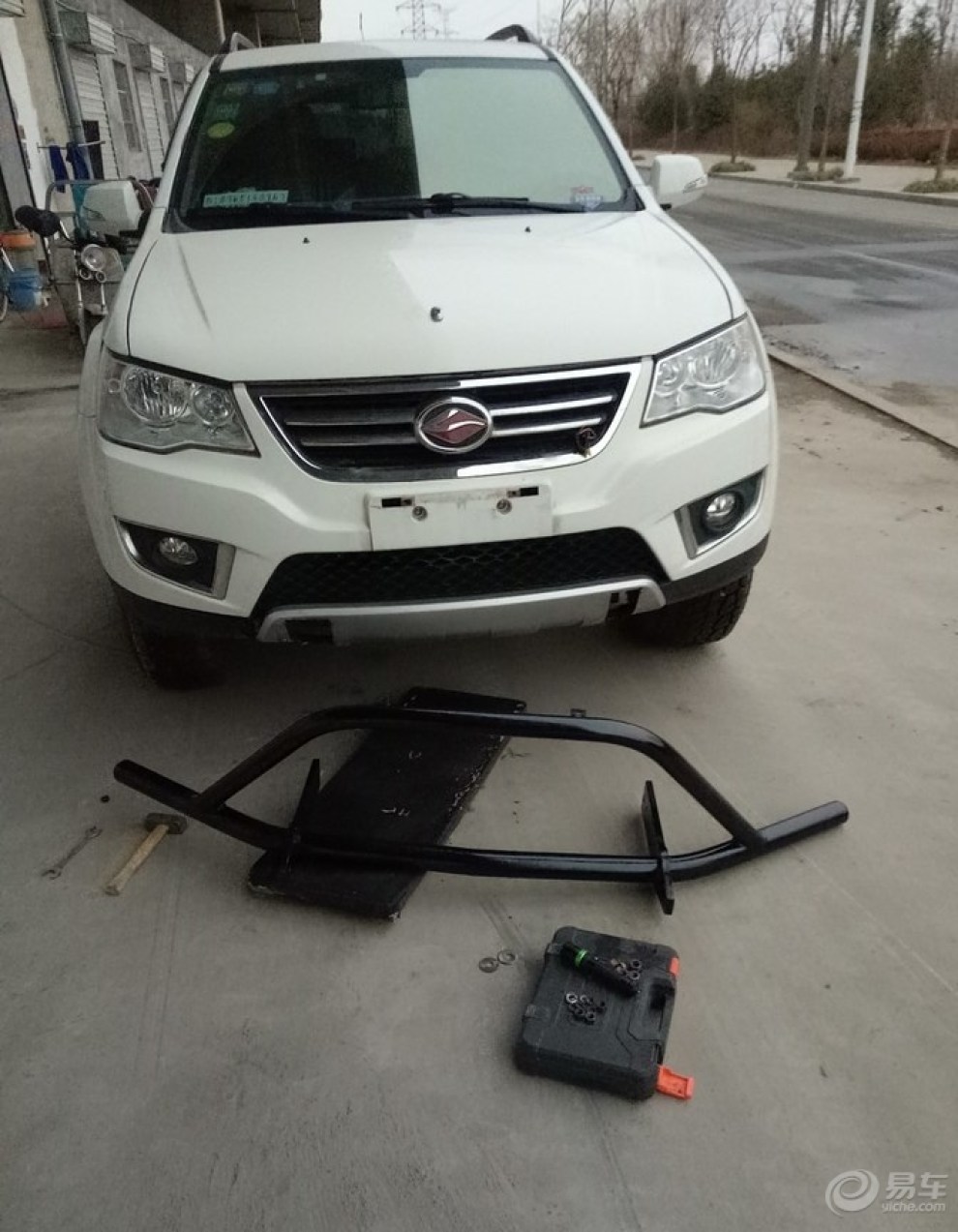 【山分威武】屌丝穷折腾---自制保险杠安装