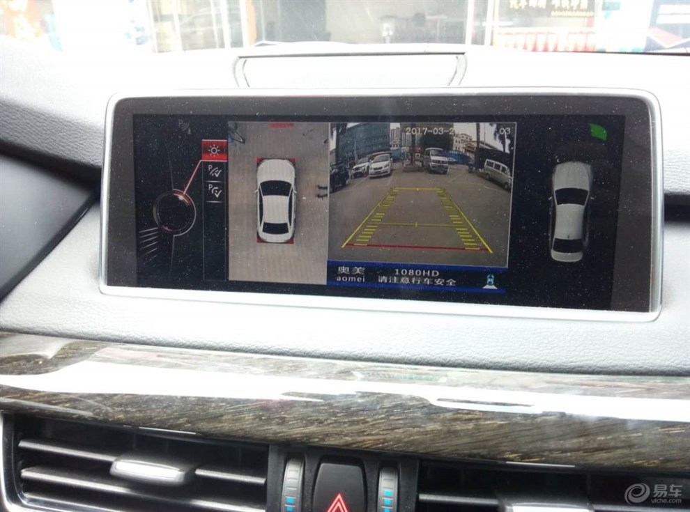 深圳寶馬x5改裝360全景行車記錄儀無鑰匙進入carplay