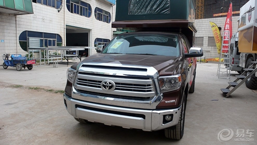 丰田坦途棕色皮卡房车新鲜出炉啦