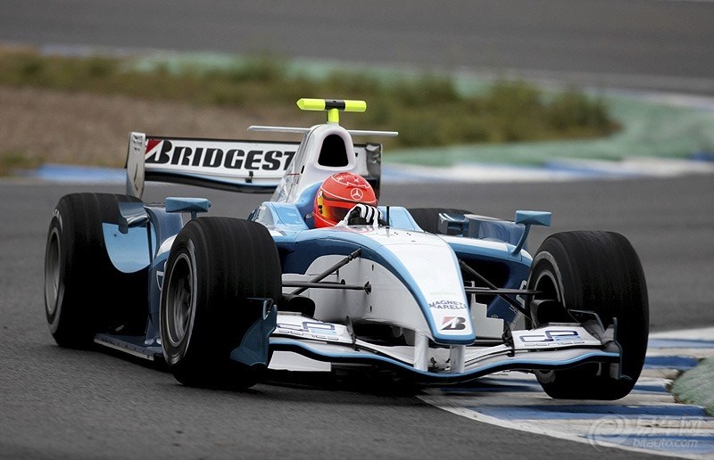 michael schumacher舒马赫测试gp2赛车